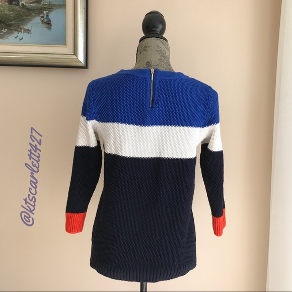 Talbots Color Block Sweater - Picture 2 of 5